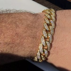 Diamond Cuban Chain 4k Gold Diamond 